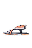 Bueno Shoes Siyah Multi Deri Kadın Sandalet 01ws6906