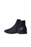 Bueno Shoes Lacivert Deri Kadın Düz Bot 01wp0703