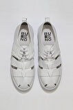 Bueno Shoes Beyaz Deri Erkek Spor Ayakkabı 01ms11302