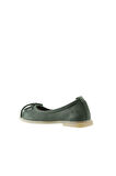 Bueno Shoes Haki Süet Kadın Düz Babet 01ws12601