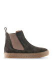 Bueno Shoes Kahverengi Koyu Süet Kadın Düz Bot 01wt3206