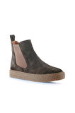Bueno Shoes Kahverengi Koyu Süet Kadın Düz Bot 01wt3206