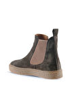 Bueno Shoes Kahverengi Koyu Süet Kadın Düz Bot 01wt3206