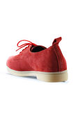Bueno Shoes Nar Çiçeği Süet Kadın Az Topuklu Ayakkabı 01wt3313