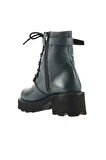 Bueno Shoes Yeşil Flotter Deri Kadın Topuklu Bot 01wt1707