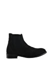 Bueno Shoes Siyah Nubuk Kadın Düz Bot 01wt2402