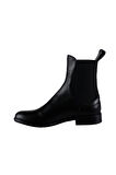 Bueno Shoes Siyah Deri Kadın Düz Bot 01wt2602