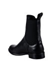 Bueno Shoes Siyah Deri Kadın Düz Bot 01wt2602