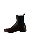 Bueno Shoes Kahverengi Deri Kadın Düz Bot 01wt2602