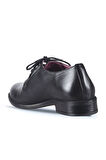 Bueno Shoes Siyah Deri Kadın Düz Ayakkabı 01wt2604