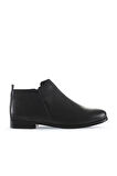 Bueno Shoes Siyah Deri Kadın Düz Bot 01wt2803