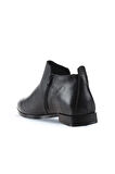 Bueno Shoes Siyah Deri Kadın Düz Bot 01wt2803