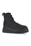 Bueno Shoes Siyah Rugan-deri Kadın Düz Bot 01wt4603