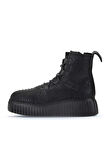 Bueno Shoes Siyah Rugan-deri Kadın Düz Bot 01wt4603