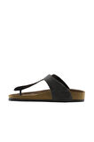 Bueno Shoes Asfalt Greyzi Deri Erkek Parmak Arası Terlik 05mt101