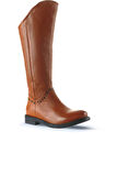 Bueno Shoes Taba Deri Kadın Düz Çizme 01wp2407