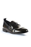 Bueno Shoes Altın Deri Kadın Az Topuklu Ayakkabı 01wp5800