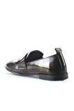 Bueno Shoes Altın Deri Kadın Az Topuklu Ayakkabı 01wp5800