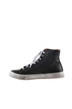 Bueno Shoes Siyah Deri Kadın Spor Bot 01wr1814