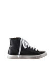 Bueno Shoes Siyah Deri Kadın Spor Bot 01wr1814