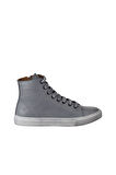 Bueno Shoes Gri Koyu Deri Kadın Spor Bot 01wr1814