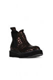 Bueno Shoes Kahverengi Deri Kadın Düz Bot 01wr3401