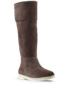 Bueno Shoes Gül Kurusu Süet Kadın Düz Çizme 01wt3307