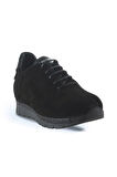 Bueno Shoes Siyah Süet-deri Kadın Düz Ayakkabı 01wr11900