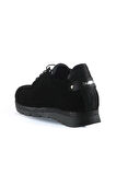 Bueno Shoes Siyah Süet-deri Kadın Düz Ayakkabı 01wr11900