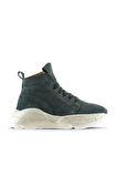 Bueno Shoes Yeşil Süet Kadın Spor Bot 01wt5700