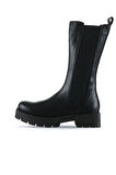 Bueno Shoes Siyah Deri Kadın Düz Bot 01wt2517