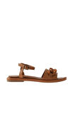 Bueno Shoes Taba Deri Kadın Sandalet 01wu4112