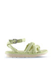 Bueno Shoes Yeşil Deri Kadın Sandalet 01wu5902
