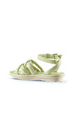 Bueno Shoes Yeşil Deri Kadın Sandalet 01wu5902