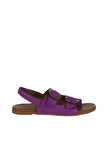 Bueno Shoes Lila Deri Kadın Parmak Arası Sandalet 01wu4223