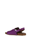 Bueno Shoes Lila Deri Kadın Parmak Arası Sandalet 01wu4223