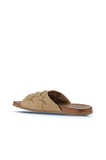 Bueno Shoes Bej Deri Kadın Düz Terlik 01wu4240