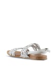 Bueno Shoes Beyaz Deri Kadın Sandalet 01wu4252