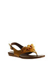 Bueno Shoes Sarı Deri Kadın Sandalet 01wu7409