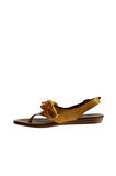 Bueno Shoes Sarı Deri Kadın Sandalet 01wu7409