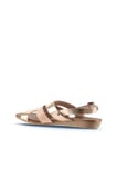 Bueno Shoes Pudra Parlak Deri Kadın Düz Sandalet 01wu7422