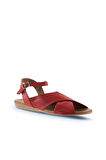 Bueno Shoes Kırmızı Deri Kadın Sandalet 01wu7477