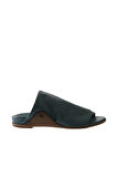 Bueno Shoes Mavi Deri Kadın Düz Terlik 01wu7602