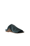 Bueno Shoes Mavi Deri Kadın Düz Terlik 01wu7602