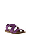 Bueno Shoes Lila Deri Kadın Sandalet 01wu8208