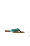 Bueno Shoes Yeşil Deri Kadın Parmak Arası Terlik 01wu3400