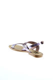 Bueno Shoes Pudra Parlak Deri Kadın Sandalet 01wu3421