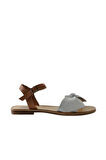 Bueno Shoes Beyaz Taba Deri Kadın Sandalet 01wu3424