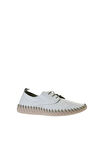 Bueno Shoes Beyaz Haki Deri Erkek Spor Ayakkabı 01mq0200