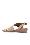 Bueno Shoes Vizon Deri Kadın Sandalet 01wl1508